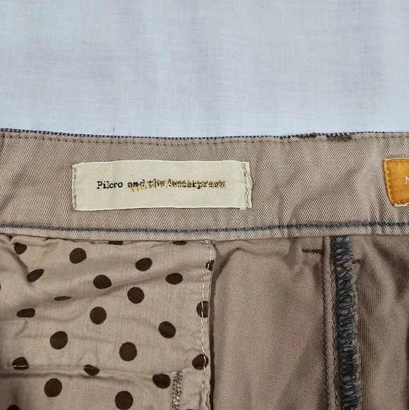Anthropologie Pilcro and the Letterpress Pants Hyphen Fit Chino Khaki Size 32 - Picture 7 of 10